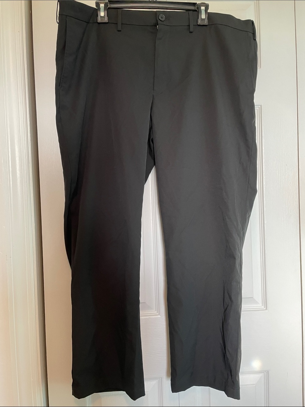 NWOT ScotteVest 44x30 Black 4 pocket chino travel pants flat front